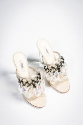 Prada Chandelier Crystal Mule Heels (SS2010)