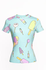 Christian Dior 'CD' Ice Cream Print T-Shirt (2002)