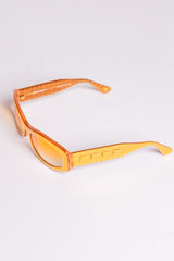 Chanel Vintage 'Chocolate Bar' Sunglasses