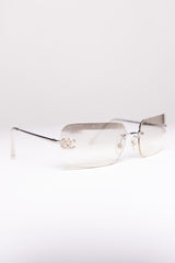 Chanel Rimless CC Sunglasses (Y2K)