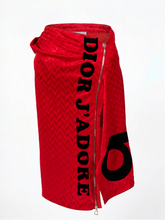 Christian Dior 'J’Adore' Six-Zipper Soccer Jersey Skirt (SS2001)