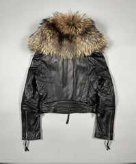 Dsquared2 FW2007 Leather & Real Fur Jacket