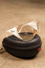 Dior White Shield Sunglasses