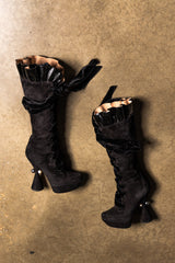 Louis Vuitton Cancan Lace-Up Boots