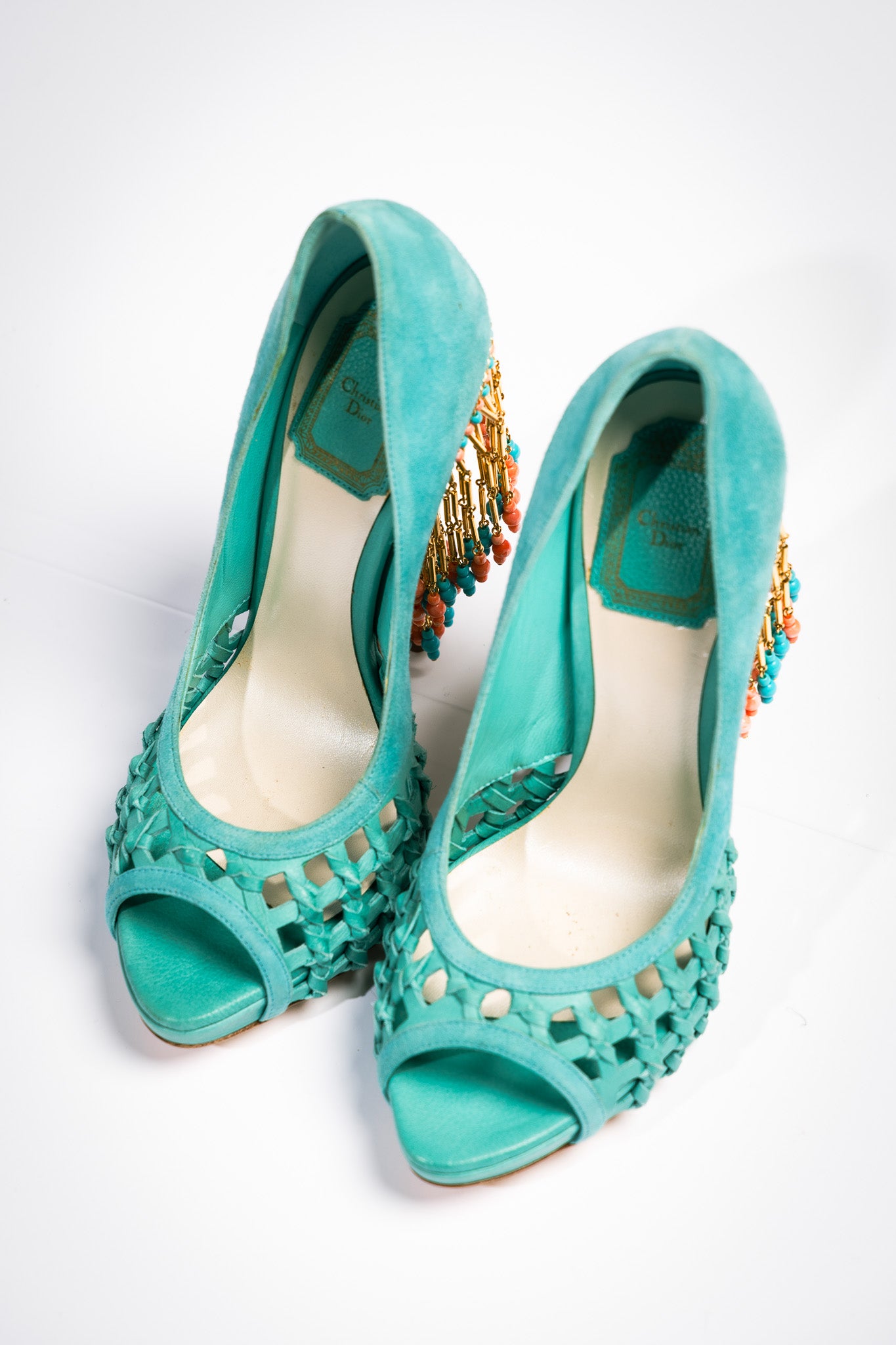 Christian Dior 'Cha Cha' Chandelier Peep-Toe Pumps (Resort 2009)