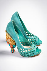 Christian Dior 'Cha Cha' Chandelier Peep-Toe Pumps (Resort 2009)