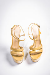 Casadei Patent Leather Platform Sandals