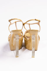 Casadei Patent Leather Platform Sandals