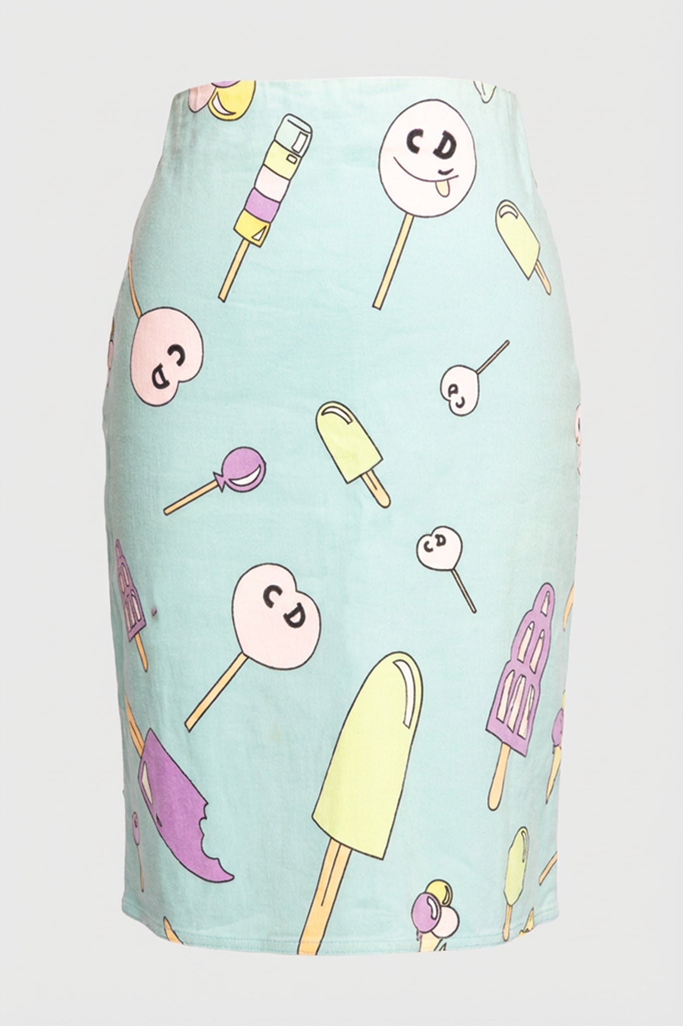 Christian Dior 'CD' Ice Cream Print Pencil Skirt (2002)