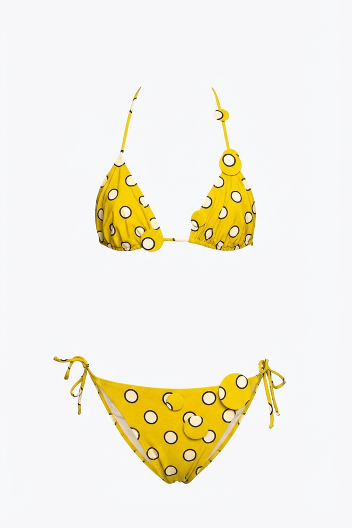 Jean Paul Gaultier Soleil Vintage Polka Dot Bikini Set (1990s)