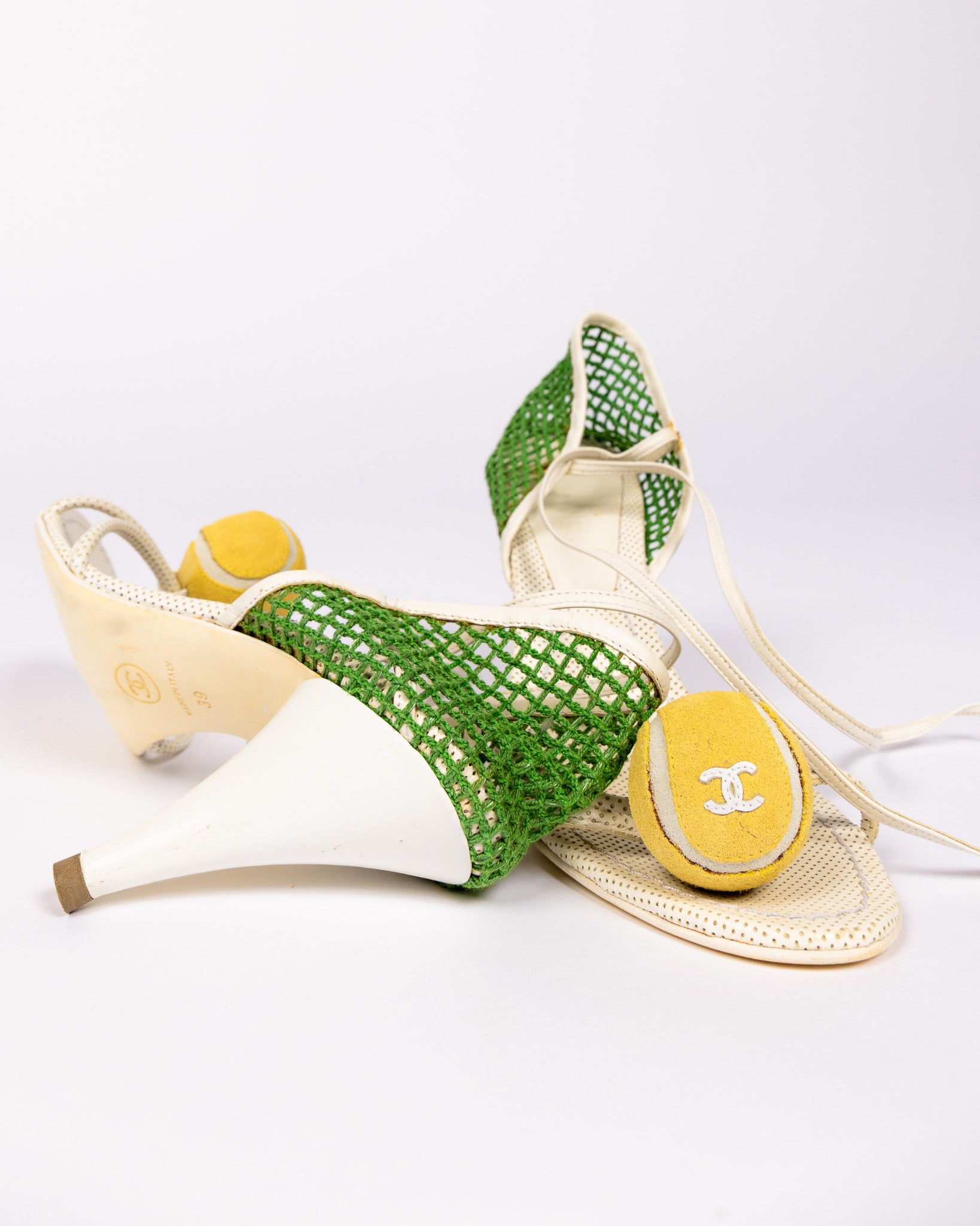 Chanel Interlocking CC Logo Tennis Sandals (SS2004)