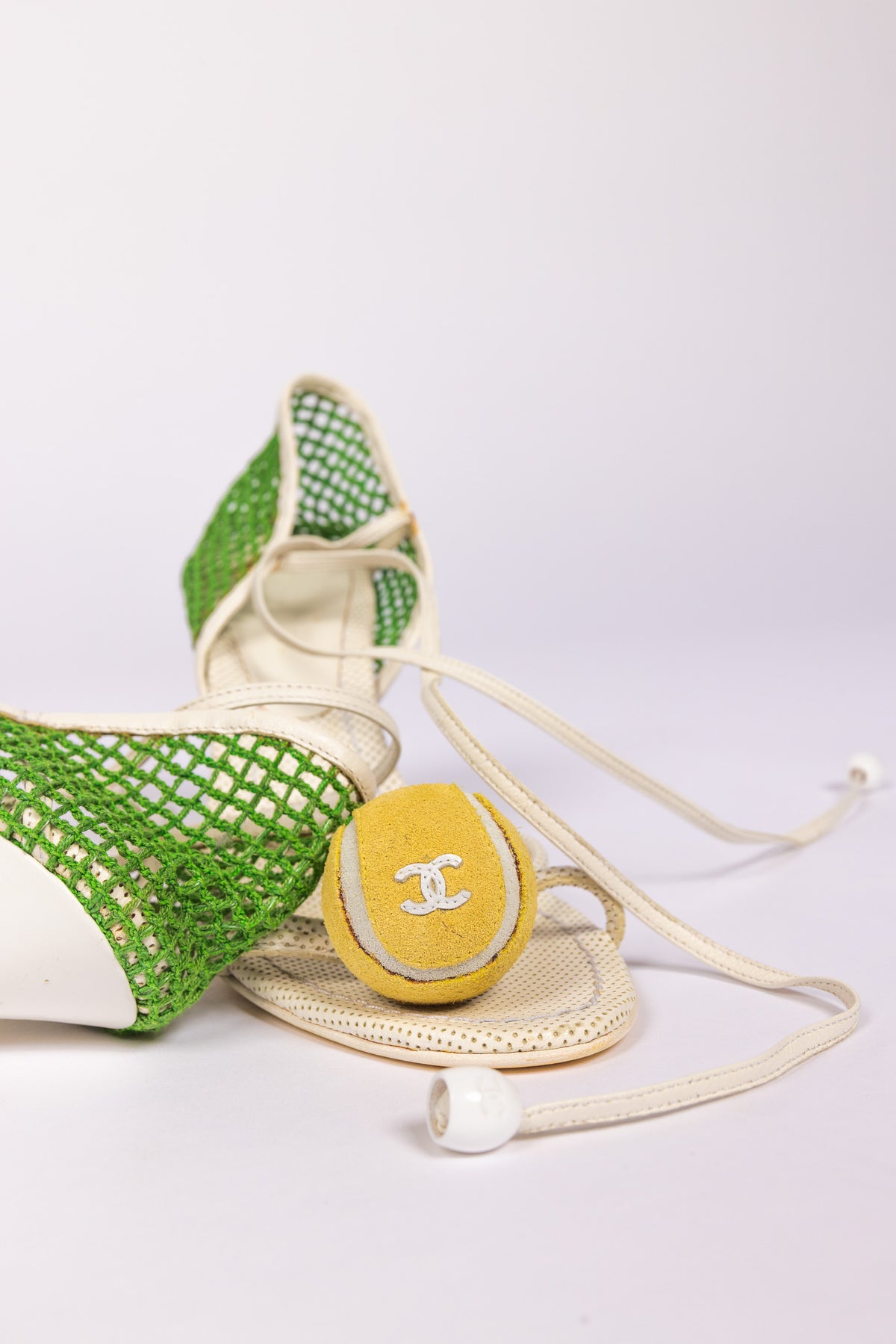 Chanel Interlocking CC Logo Tennis Sandals (SS2004)