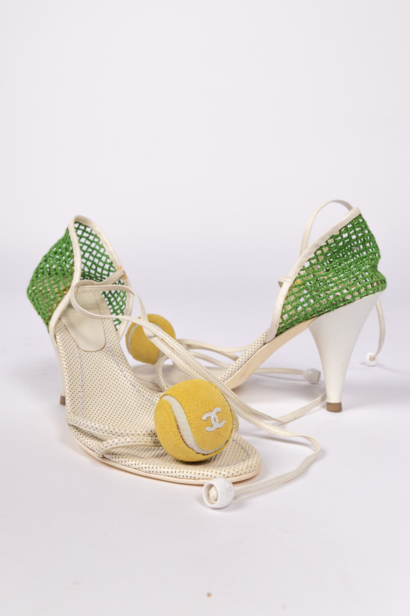 Chanel Interlocking CC Logo Tennis Sandals (SS2004)