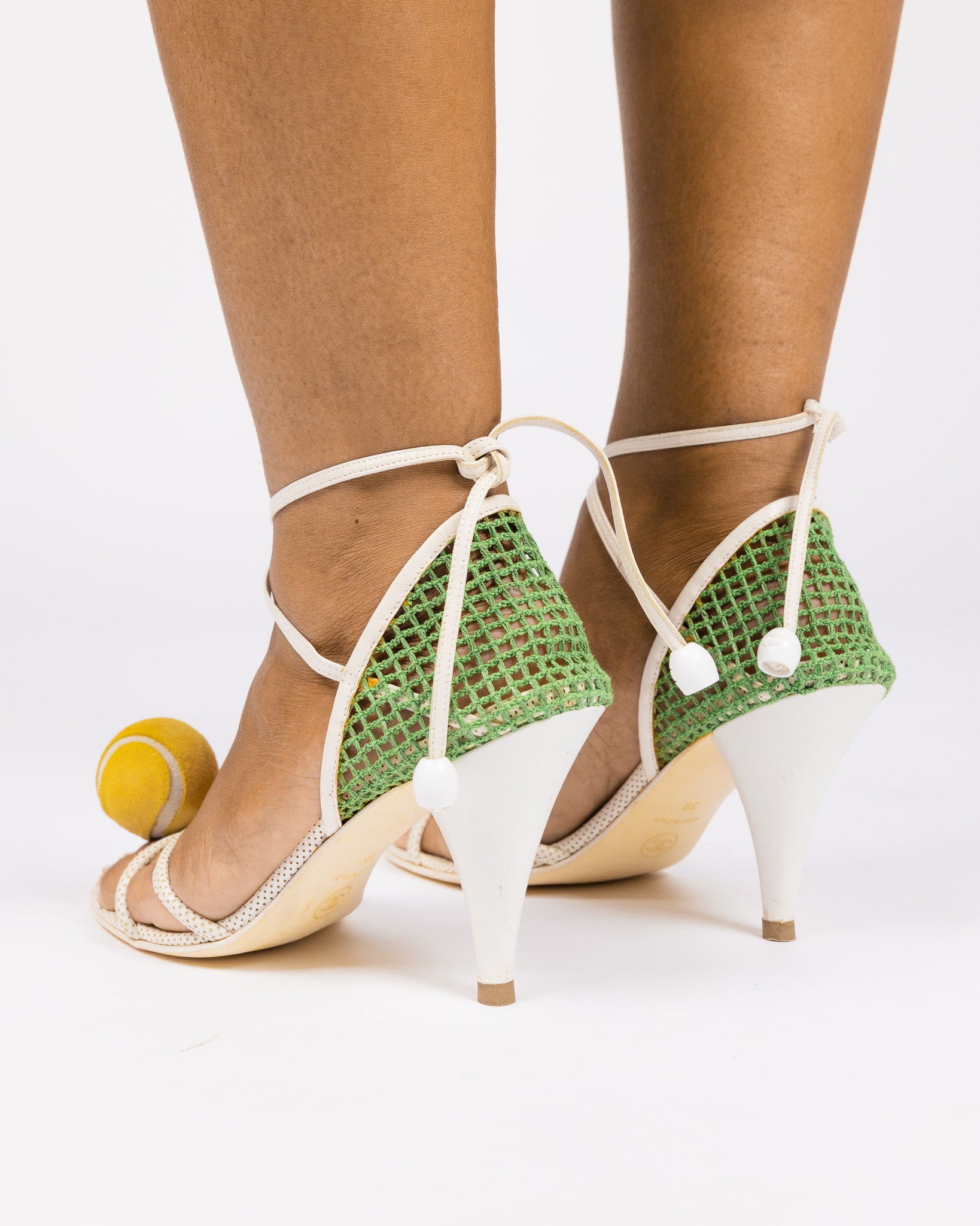 Chanel Interlocking CC Logo Tennis Sandals (SS2004)