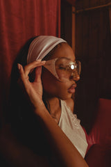 Dior White Shield Sunglasses