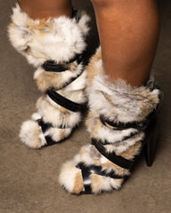 Isabel Marant Pietra Rabbit Fur Runway Boots (FW2014)