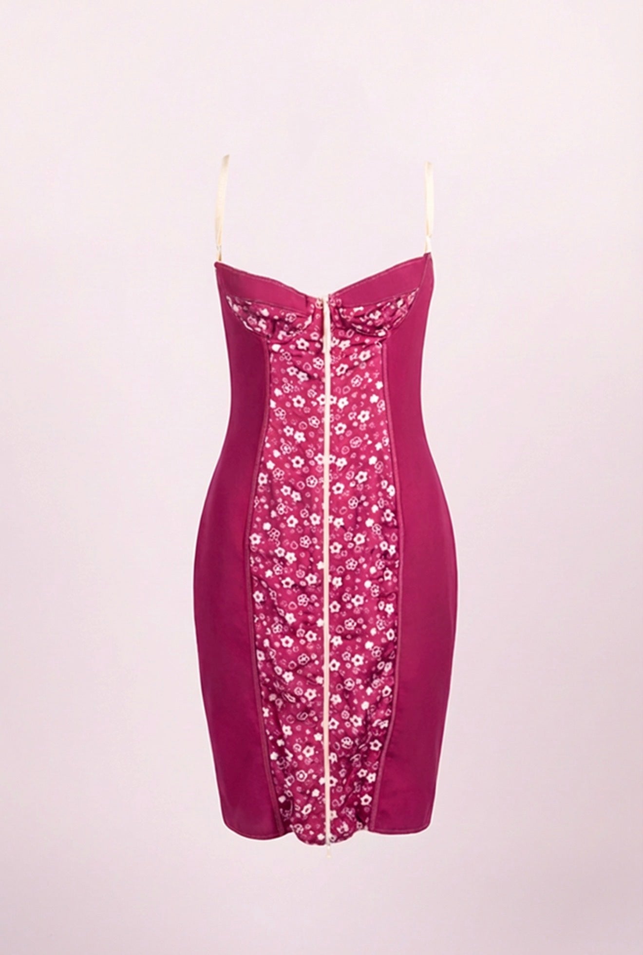 D&G Bustier Floral Panel Dress