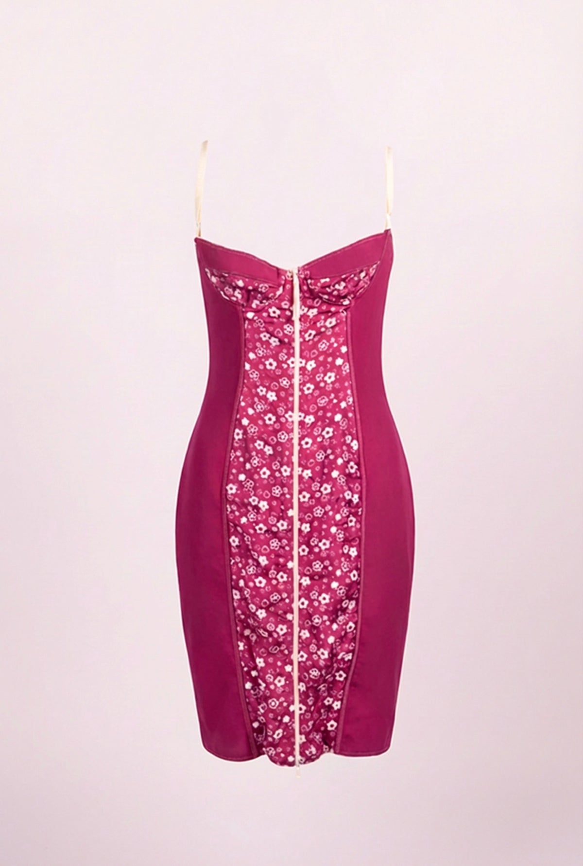 D&G Bustier Floral Panel Dress