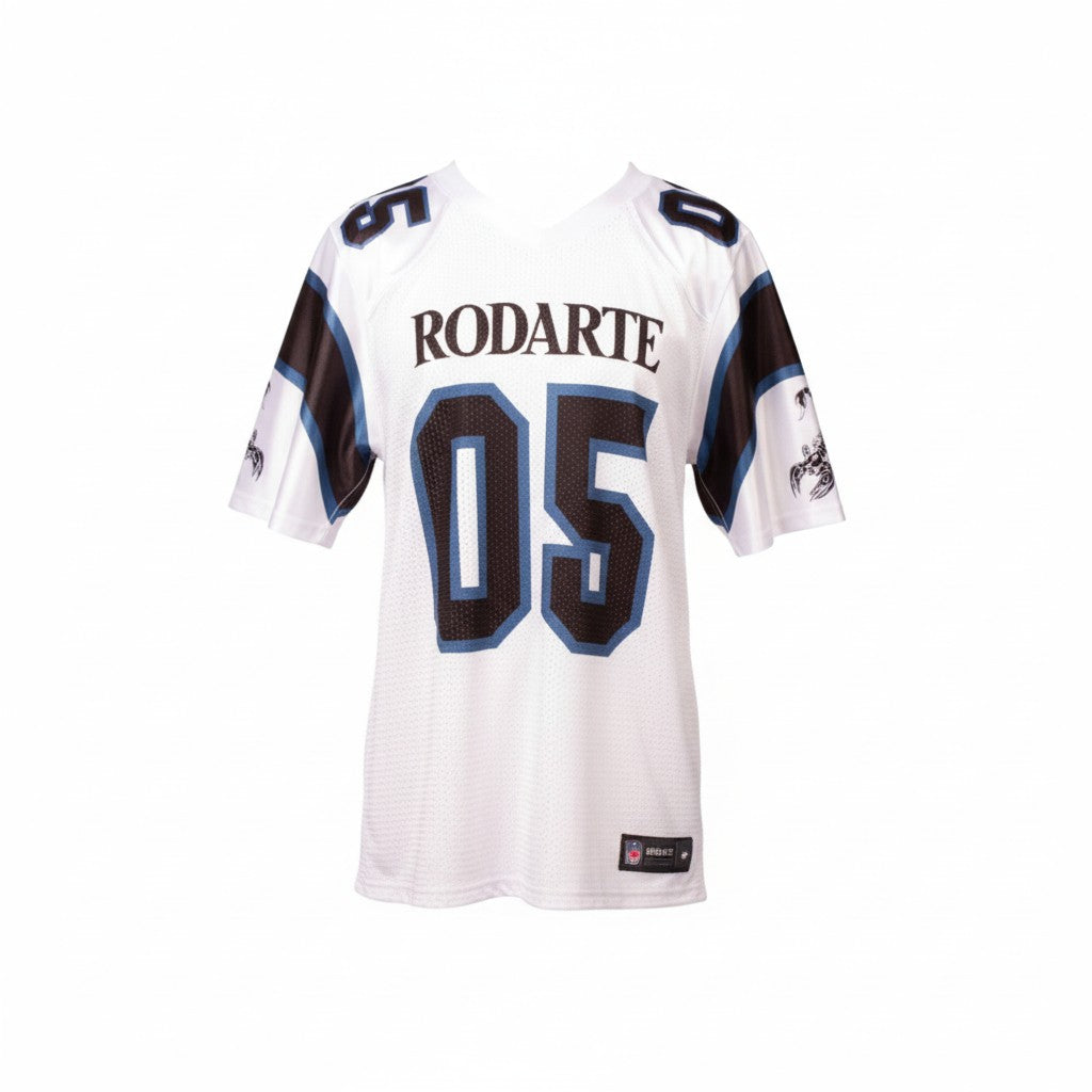 Rodarte Mesh Jersey Logo Top