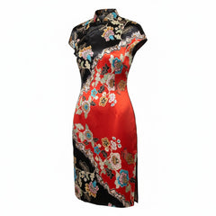 Roberto Cavalli S/S 2003 Silk Cheongsam Dress